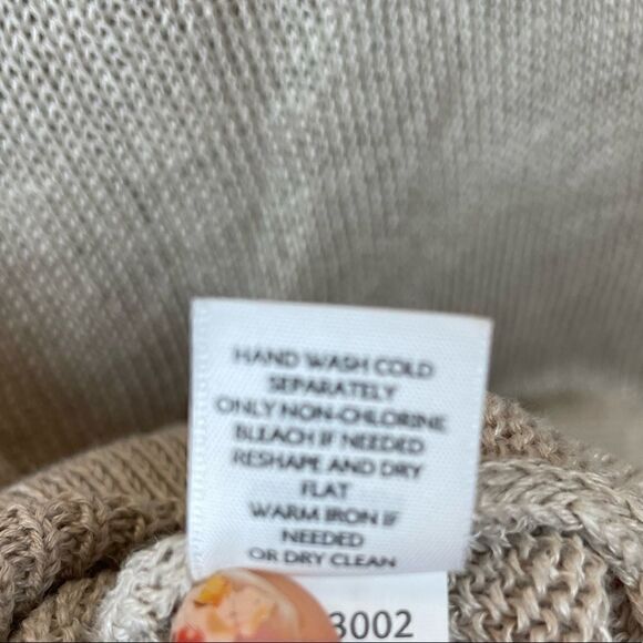 J. Jill Love Linen Knit Cardigan in Beige, size XS - VGUC - Picture 10 of 14